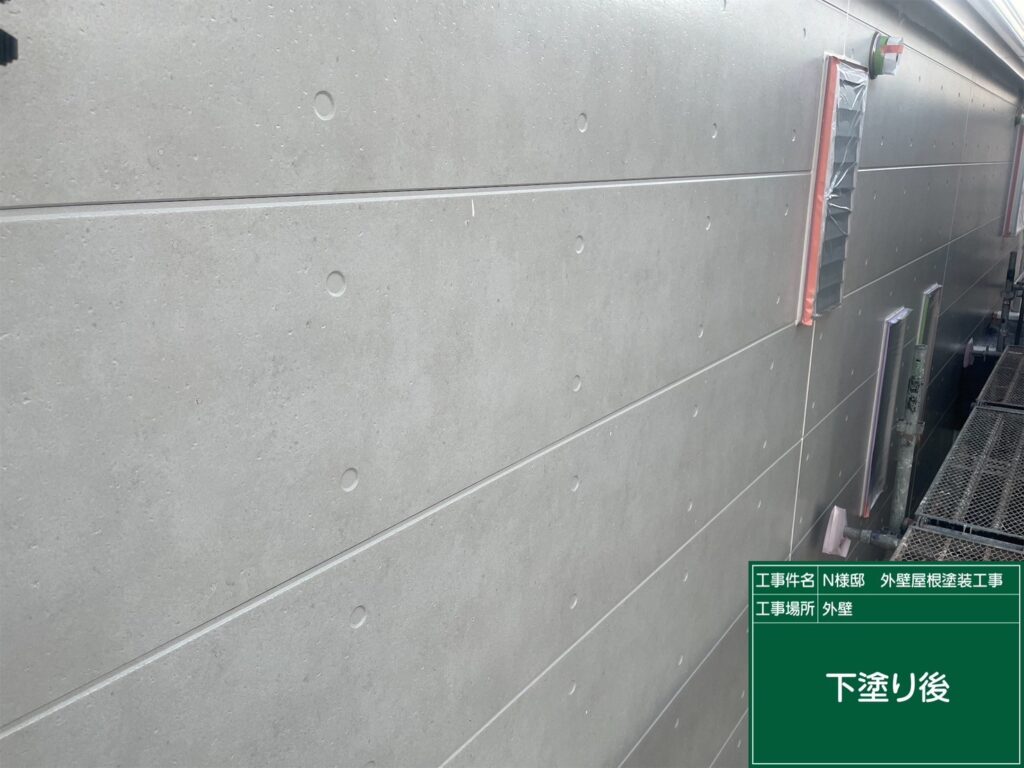 下塗り後です。